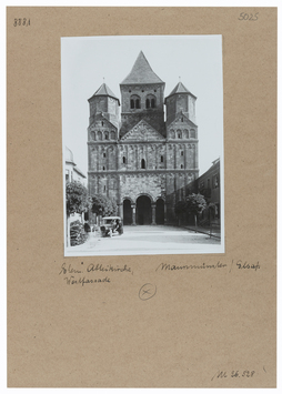 Vorschaubild Maursmünster: ehem. Abteikirche, Westfassade